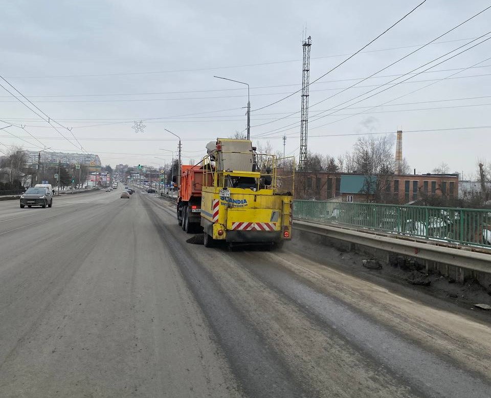 Уборка в городе.