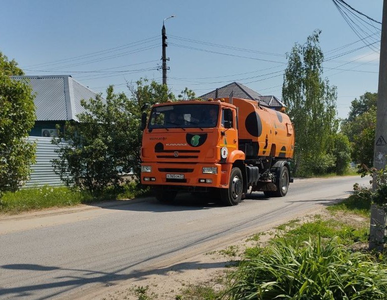 Уборка в городе.