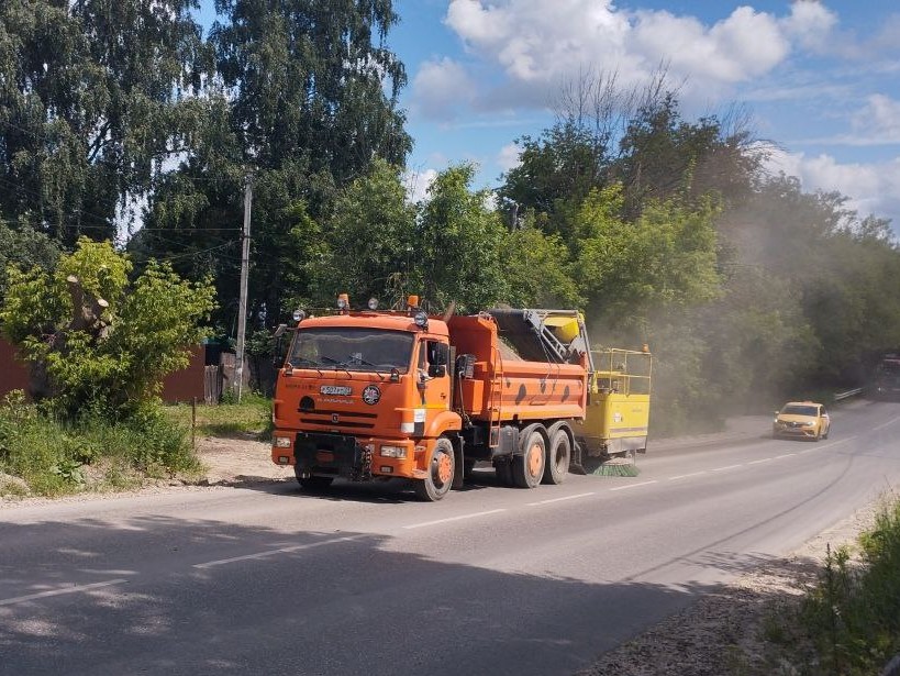 Уборка в городе.