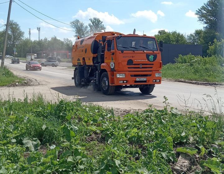 Уборка в городе.