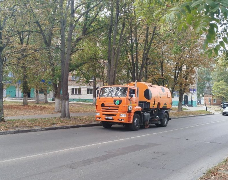 Уборка в городе.