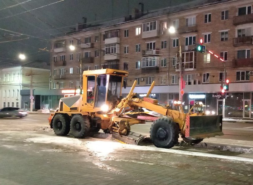 Уборка в городе.