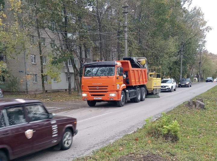 Уборка в городе.