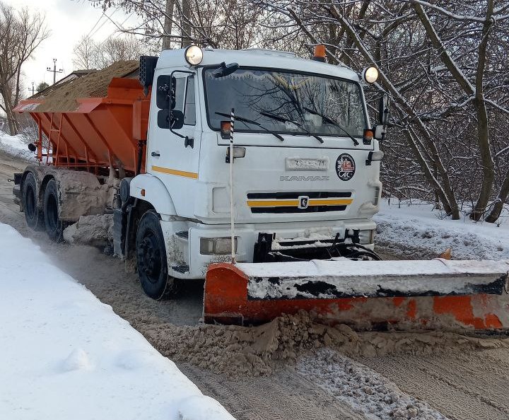 Уборка в городе.