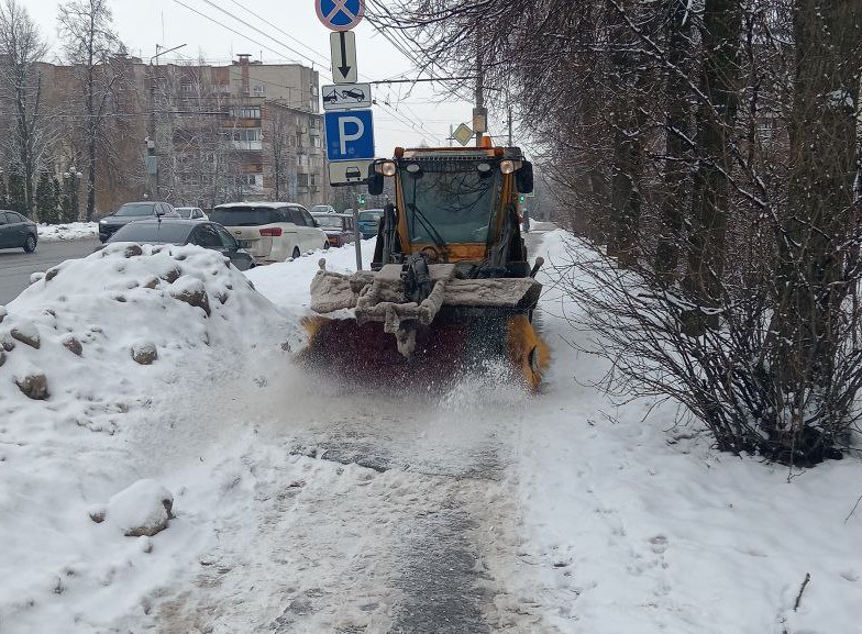 Уборка в городе.