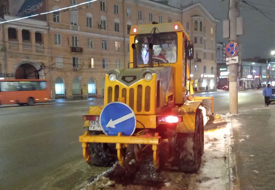 Уборка в городе.