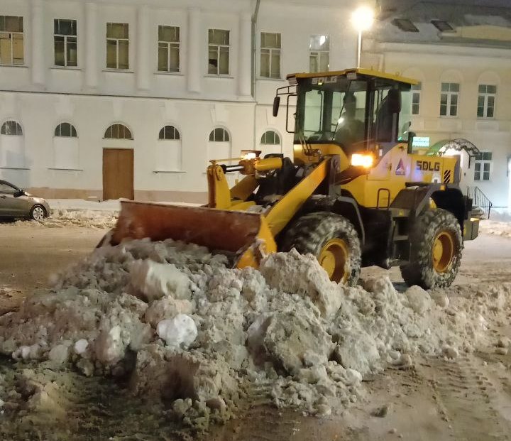 Уборка в городе.