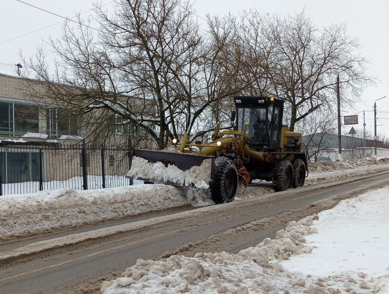 Уборка в городе.