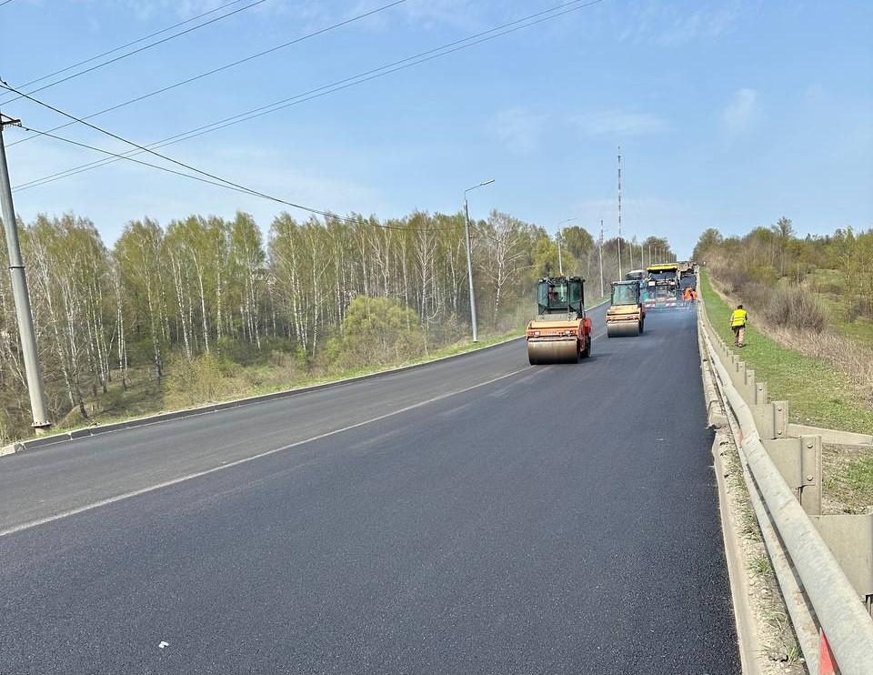 «Безопасные качественные дороги»: На Щекинском шоссе продолжается ремонт.