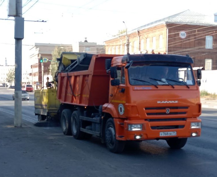 Уборка в городе.