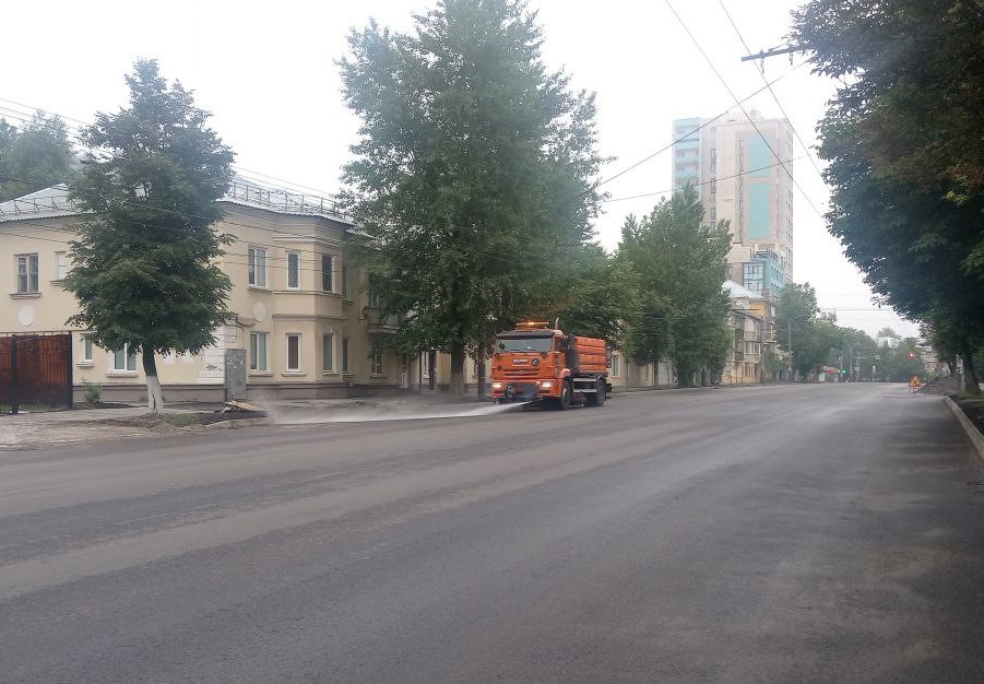 Уборка в городе.