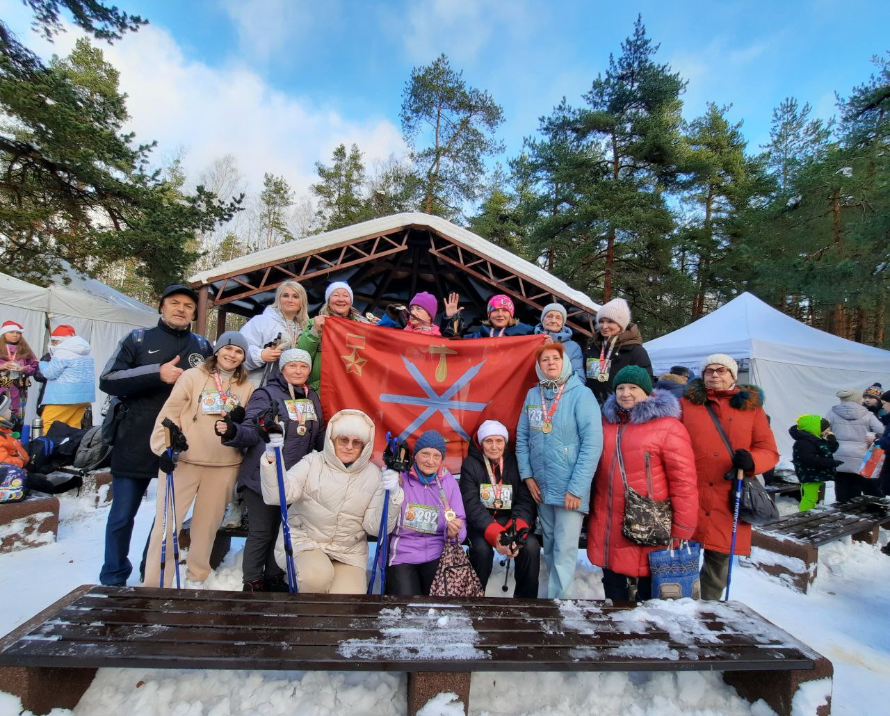 Активисты ТОС Советского округа приняли участие в VII Зимнем международном марафоне.