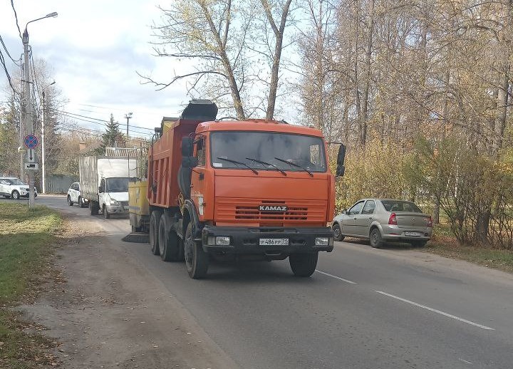 Уборка в городе.