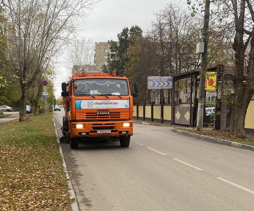 Уборка в городе.