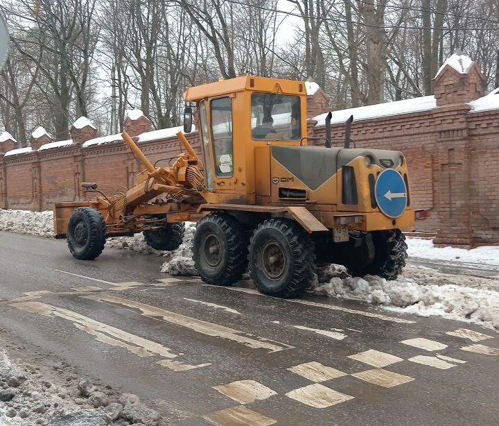 Уборка в городе.