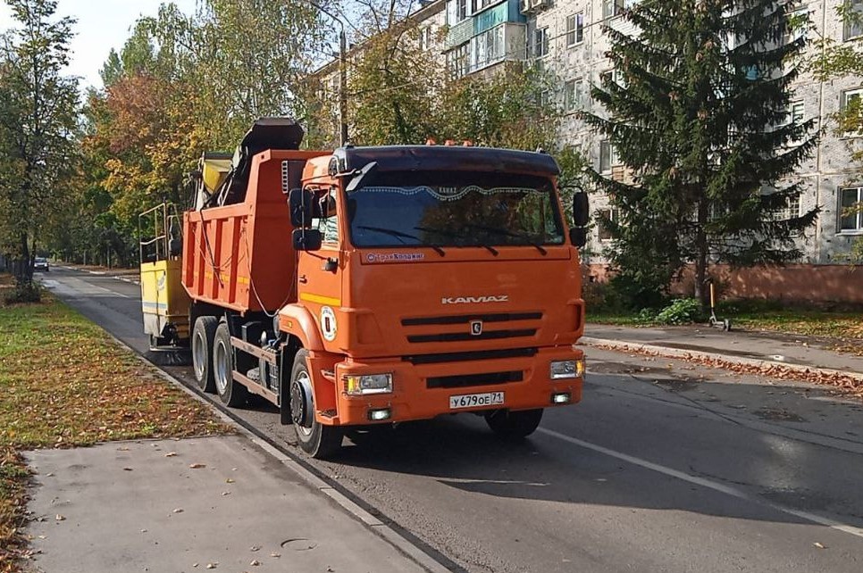 Уборка в городе.