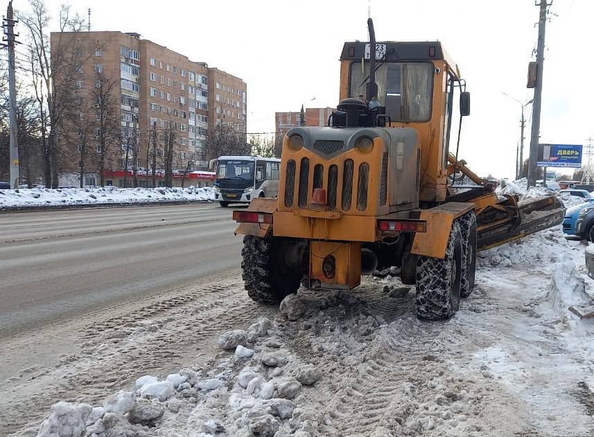 Уборка в городе.