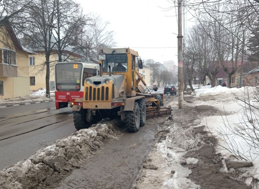 Уборка в городе.