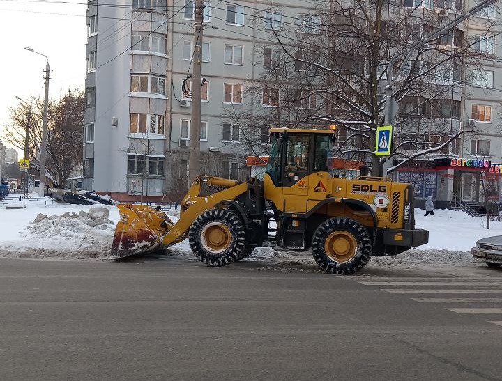 Уборка в городе.