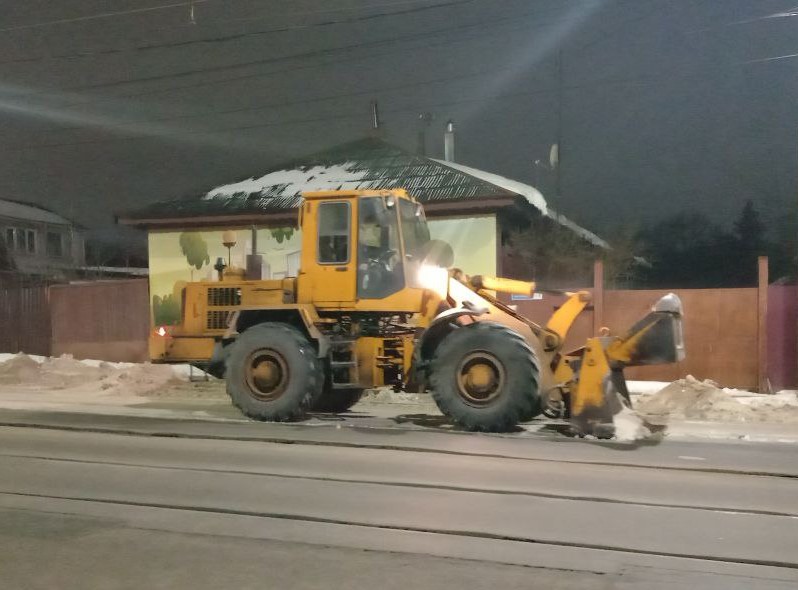 Уборка в городе.