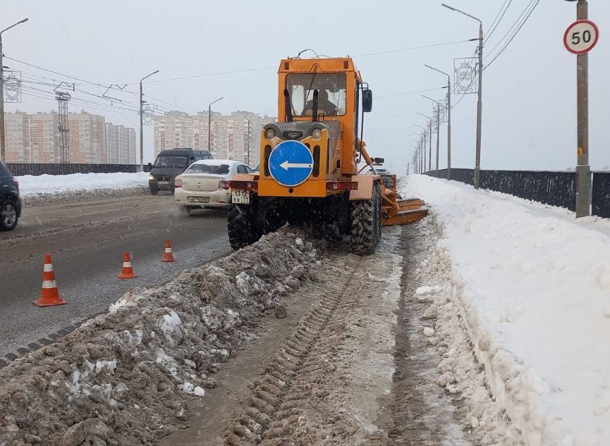 Уборка в городе.