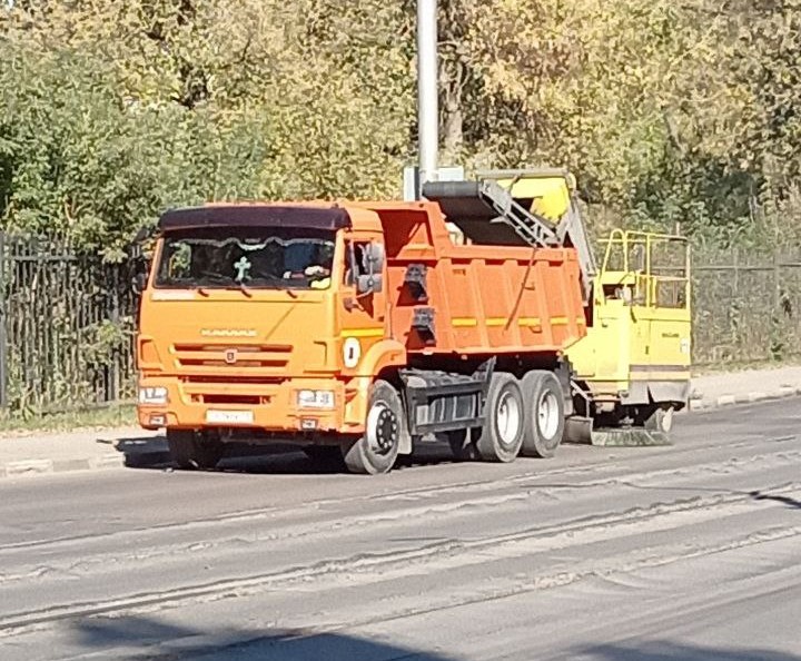 Уборка в городе.