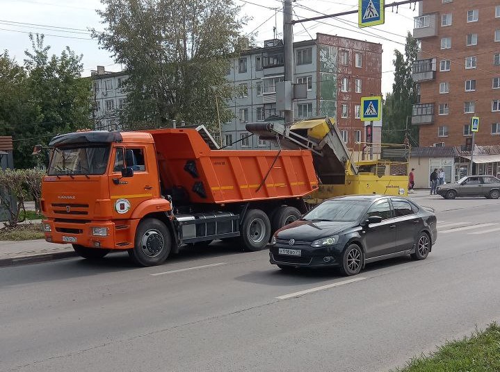 Уборка в городе.