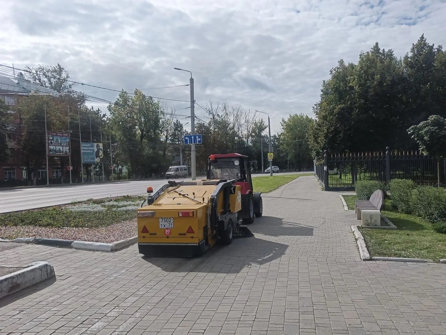 Уборка и благоустройство в Туле.