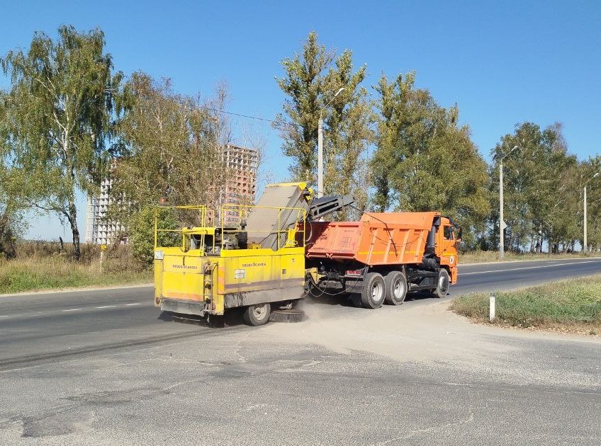 Уборка в городе.