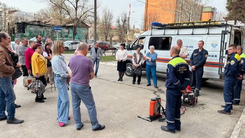 Жителям Центрального округа рассказали о правилах поведения при пожарах.