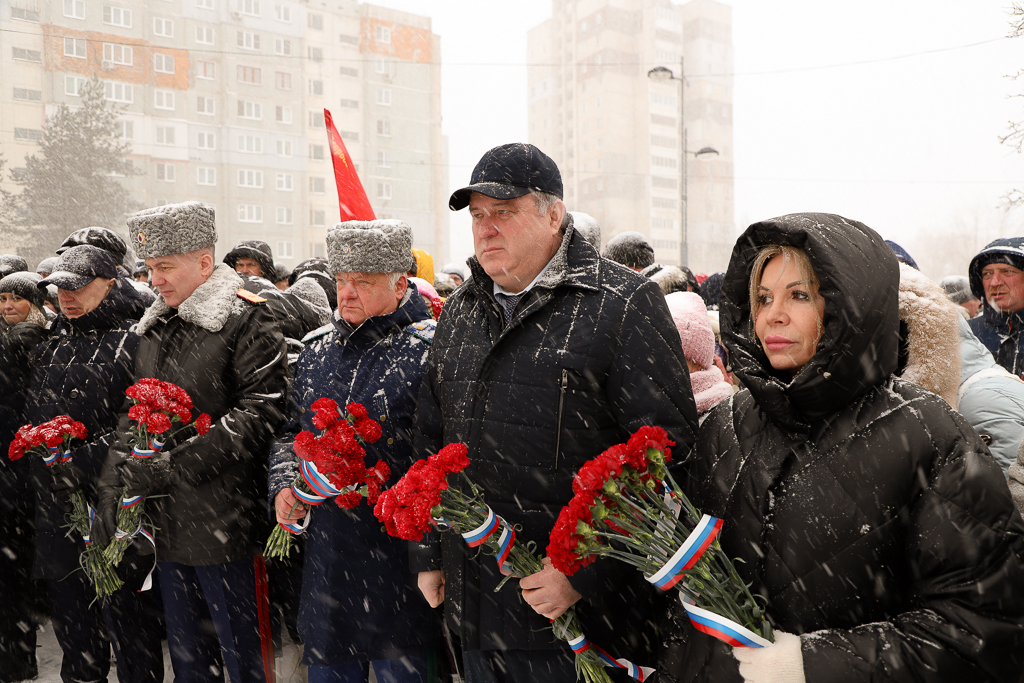 Илья Беспалов принял участие в памятном митинге.