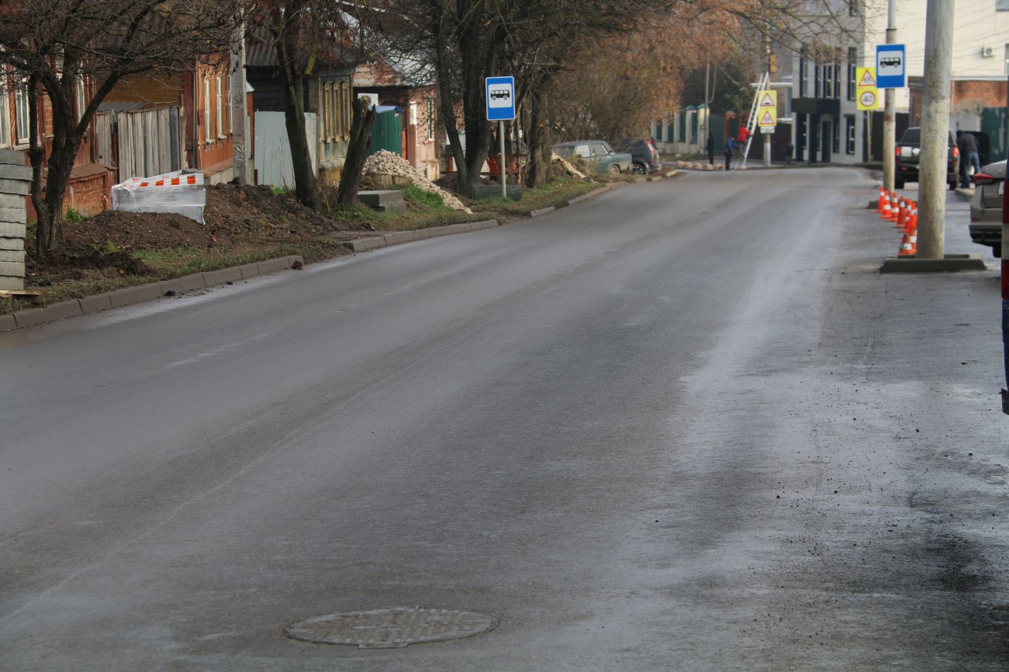 На ул. Некрасова завершается ремонт.