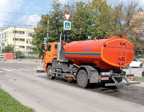 Уборка в городе.