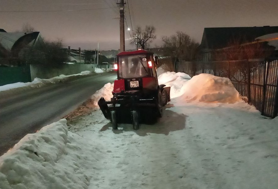 Уборка в городе.