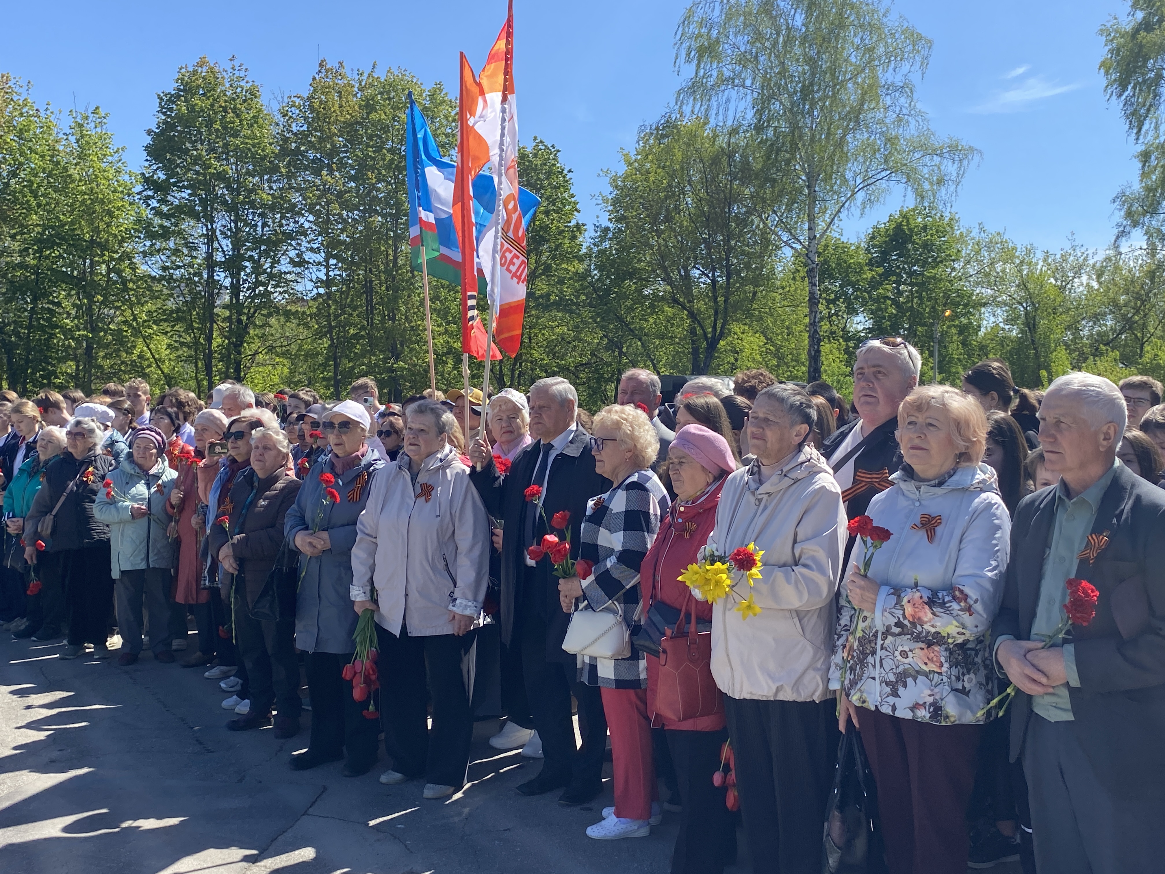 В Заречье проходят торжественные мероприятия, посвященные 80-й годовщине Победы в Великой Отечественной войне.