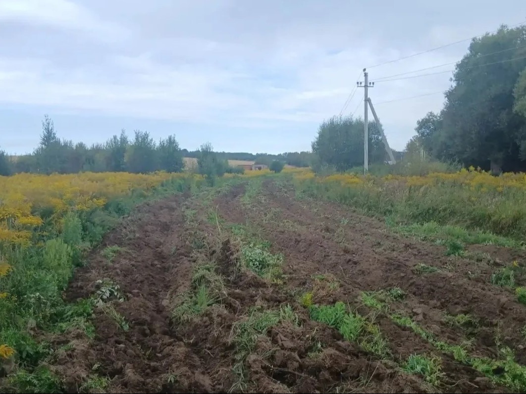 В населенных пунктах Большой Тулы проводят осеннюю противопожарную опашку территорий.