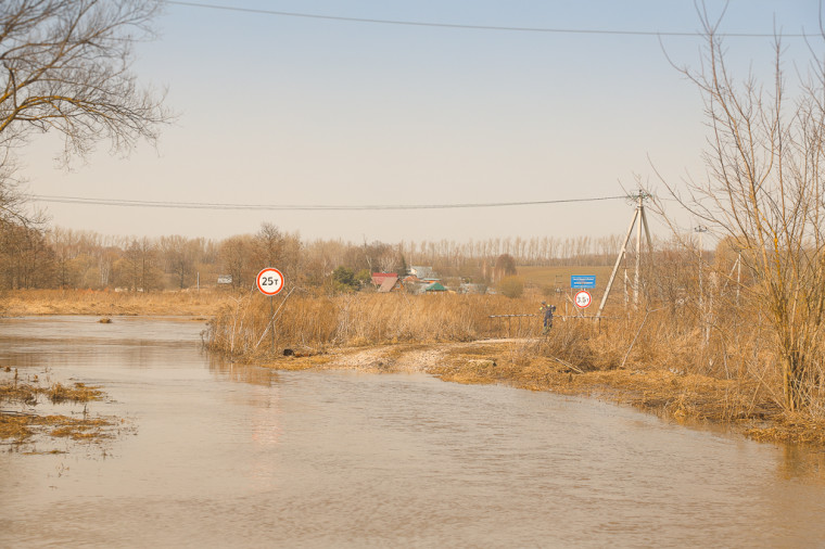 Паводок в Туле: оперативная обстановка.