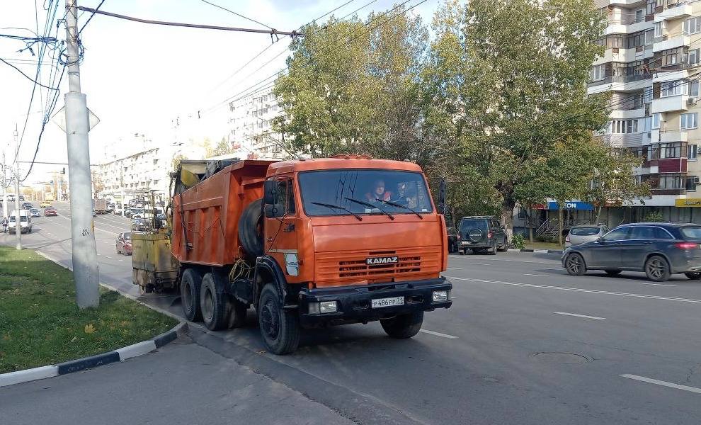 Уборка в городе.