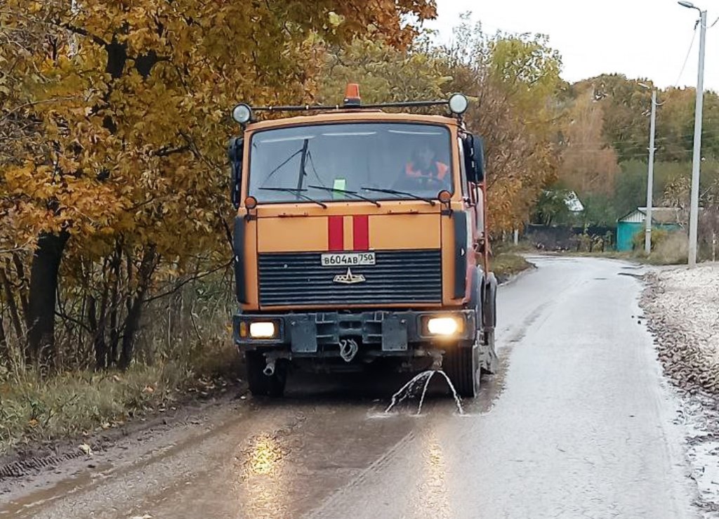 Уборка в городе.