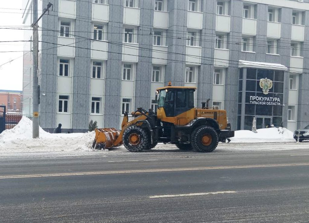 Уборка в городе.