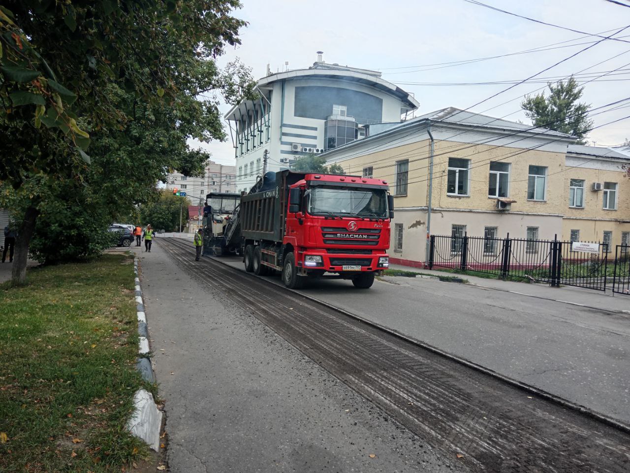 В Туле продолжается ремонт дорог.