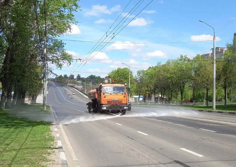 Уборка в городе.