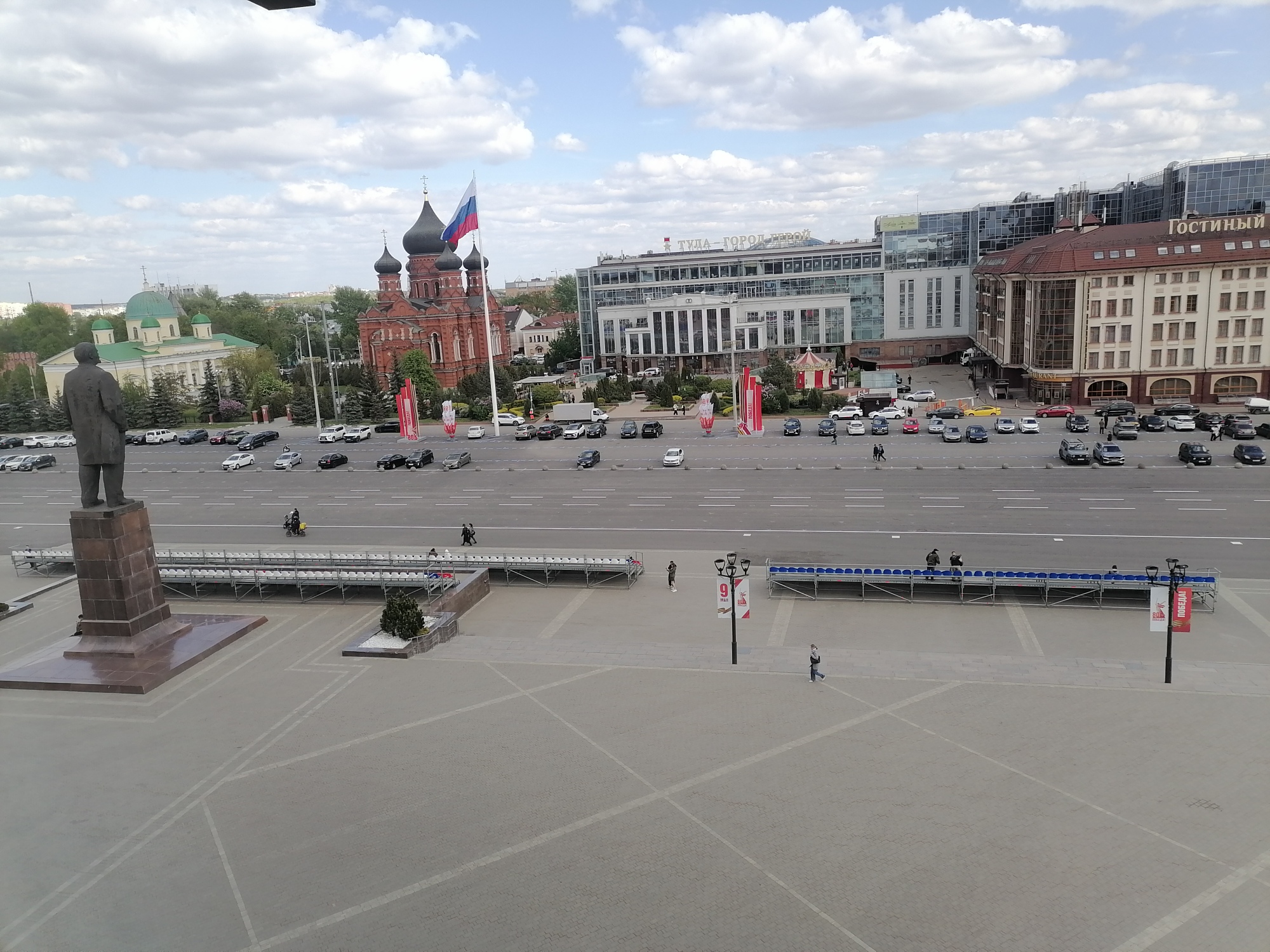 На парковке на площади Ленина изменится организация дорожного движения.
