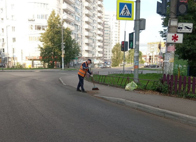 Уборка в городе. Уборка в городе.