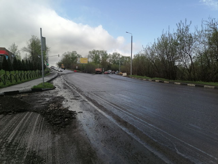 С 1 мая на Щекинском шоссе вводится временное ограничение движения.