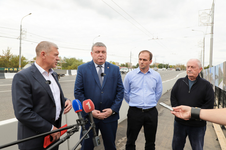 В Туле открыто движение по всем полосам Московского путепровода.