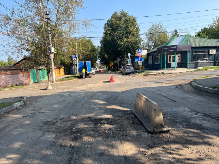 В Туле продолжается ремонт дорог.