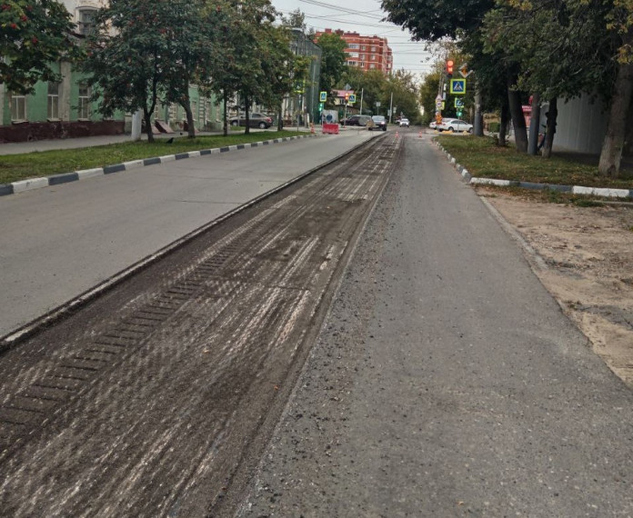В Туле продолжается ремонт дорог.