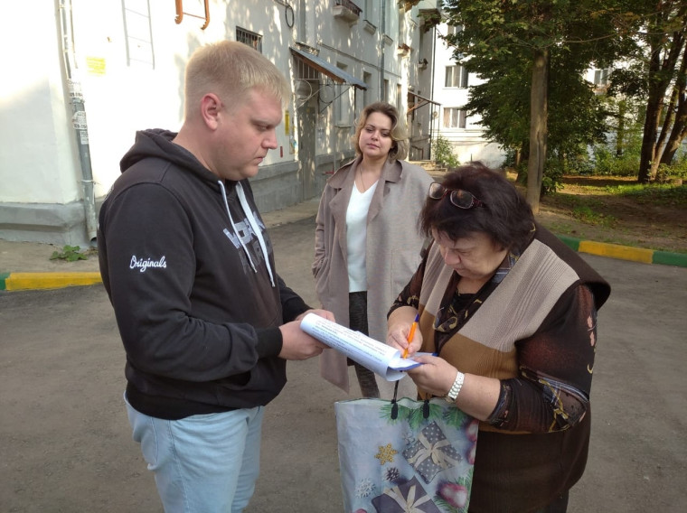 В Привокзальном округе состоялась приемка выполненных работ по программе ФСГС.