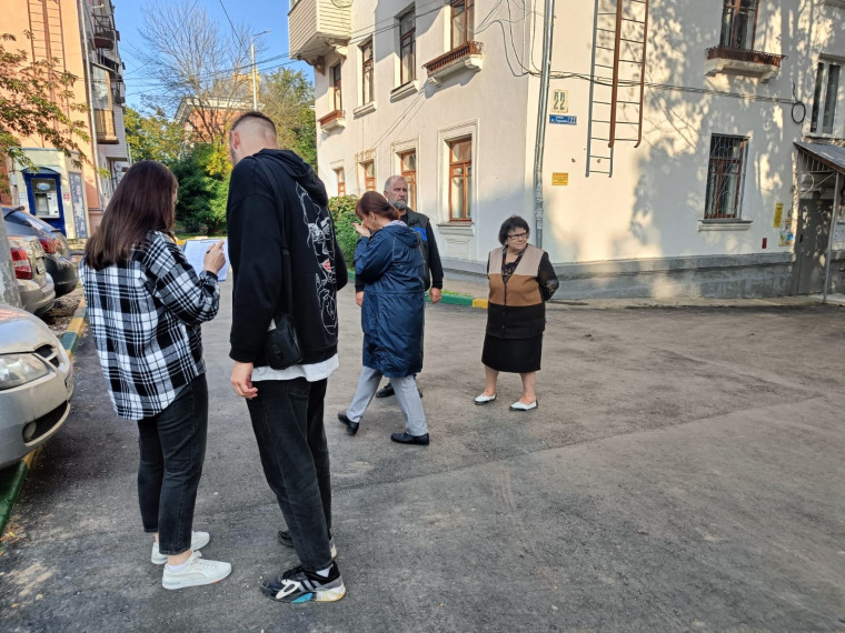 В Привокзальном округе состоялась приемка выполненных работ по программе ФСГС.